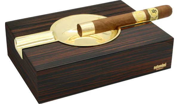 adorini Cigarraskfat i ebenholts, högblank bild 19