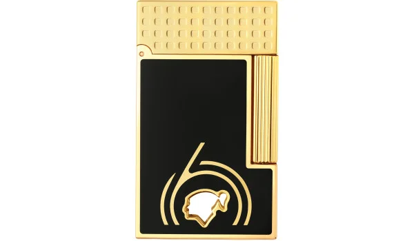 S.T. Dupont Ligne 2 Tändare Cohiba 60 svart och guld 016472N