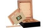 BigSmoke Humidor Mini Black inkl. Boveda-paket 72%