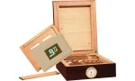 BigSmoke Humidor Mini Brown inkl. Boveda-paket 72%