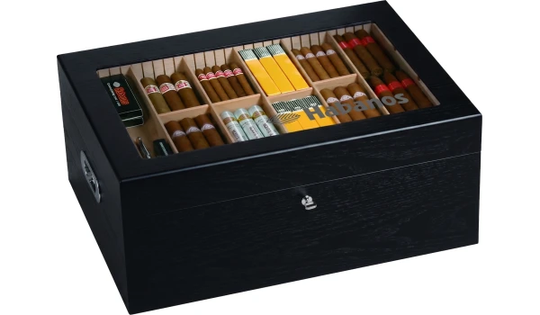 Habanos Gastronomy Humidor Silk Black bild 6
