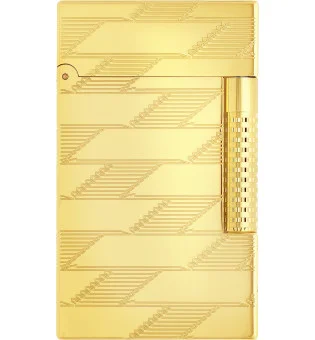S.T. Dupont Le Grand gulguldig tändare, Guilloche Monogram, C23178