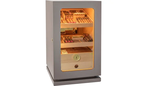 adorini Humidor Lumina Grande Deluxe ljusgrå